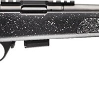 Bergara Rifles BMR006 BMR Carbon Fiber Full Size 17 HMR 5+1/10+1 20" Matte Blued Carbon Fiber/Steel Threaded Barrel & Drilled & Tapped Steel Receiver, Fixed Black/Gray Speckled Synthetic Stock