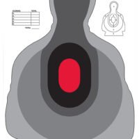 Birchwood Casey 35727 Dirty Bird  Silhouette Tagboard Target 12" x 18" 8 Per Pkg