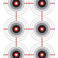 Birchwood Casey 37063 EZE-Scorer  Bullseye Paper 12" x 18" Black/White Pkg of 100