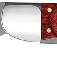 Case 00189 Hunter  4.10" Folding Clip/Skinner Plain As-Ground Tru-Sharp SS Blade/Jigged Rosewood Handle
