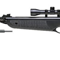 Beeman 1022 Black Club Combo Spring Piston 22 1rd Shot Black Black Receiver Black Scope 4x32mm
