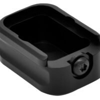 Warne MEG1932BLK Magazine Extension made of 6061-T6 Aluminum with Hardcoat Anodized Black Finish for Glock 19, 23 Magazines (Adds 3rds 9mm Luger, 2rds 40 S&W)