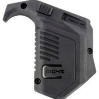 Recover Tactical MG4501 Angled Mag Pouch  Double Stack, Black Polymer, 45 ACP/10mm Auto, Compatible w/ Glock