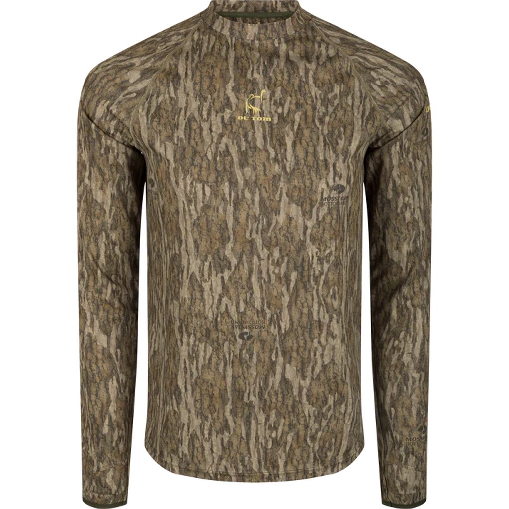 Drake Ol' Tom Mens Early Bird LS Performance Crew MO Bottomland Large - Image 2