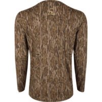 Drake Ol' Tom Performance Crew Camo Print LS MO Bottomland 2XLarge