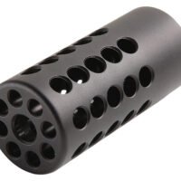 Tactical Solutions PLCMPMB Pac-Lite Compensator Black Matte Aluminum with 1/2"-28 tpi Threads for 22 LR Ruger Mark I, III, IV, II