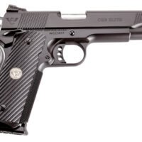 Wilson Combat CQBEFS45A CQB Elite 45 ACP 8+1 5" Stainless Match Grade Barrel, Black Serrated Carbon Steel Slide, Black Carbon Steel Frame w/Beavertail, Black G10 Starburst Grip