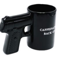 Caliber Gourmet CBGM1049 Caliber Gourmet Gun Mug Black Ceramic Pistol