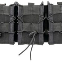 High Speed Gear 45TA00BK TACO Shingle Mag Pouch Triple Black Nylon MOLLE Compatible w/ Rifle
