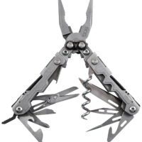 S.O.G SOG-PL1001-C PowerLitre Stonewashed 5Cr15MoV Stainless Steel 5.10" Long Features 19 Tools