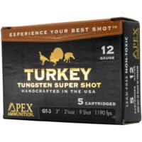 Apex Turkey TSS Shotgun Ammo 12 ga. 3 in. 2-1/4oz #9 shot  5 rd
