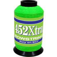 BCY 452Xtra Bowstring Material Flo Green 1/4 lb.