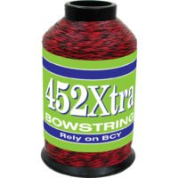 BCY 452Xtra Bowstring Material Red/Black 1/4 lb.