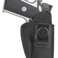 1791 Gunleather PNIWB4BLKR Premium Nylon  IWB Size 04 Black Ballistic Nylon Belt Clip Right Hand