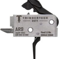 TriggerTech AH9SDB33NNF Duty  Flat Trigger Single-Stage 3.50 lbs Draw Weight Fits AR-9