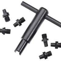 Pietta AC020+060 Revolver Nipple Wrench w/ 6 Pack #10 Cap Nipples Fits All Pietta Black Powder Revolvers