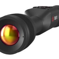 ATN TIWST5635A Thor 5 640 Thermal Rifle Scope, Black Anodized 3-24x Smart Mil Dot Reticle w/Zoom 640x480 12 Micron, 60 fps Resolution