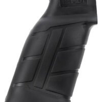 Mdt Sporting Goods Inc 103419BLK Elite Pistol Grip Black Polymer, Integrated Palm Swell, Fits AR Platform