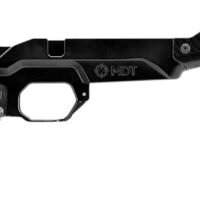 Mdt Sporting Goods Inc 104999BCF HNT26 Chassis Carbon Fiber Furniture, Aluminum Base, Folding Stock with Adj. Cheekrest, M-LOK Forend, QD Sling Mounts, AR-Style Grip Fits Short Action Remington 700