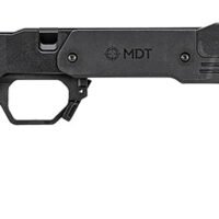 Mdt Sporting Goods Inc 105051BLK XRS Chassis Black Aluminum Core with Polymer Panels, Adj. Cheekrest, M-LOK Forend, Interchangeable Grips, AICS Mag Compatible, Fits CZ 457