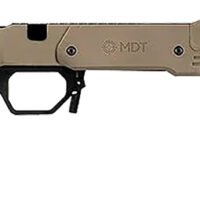 Mdt Sporting Goods Inc 104691FDE XRS Chassis FDE Aluminum Core with Polymer Panels, Adj. Cheekrest, M-LOK Forend, Interchangeable Grips, AICS Mag Compatible, Fits Short Action Remington 700