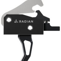 Radian Weapons ACC001 Vertex  Single-Stage, Curved Face, 3.50-4 lbs, Black, Fits AR-Platform