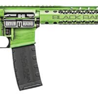 Black Rain Ordnance BROFUSIONZGB Spec15 Fusion 5.56x45mm NATO 30+1 16", Zombie Green Battleworn, 12" M-LOK, MFT EPG16 Grip/Minimalist Stock