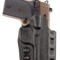 DeSantis Gunhide D94KAB6Z0 Cazzuto  OWB Black Kydex Paddle Fits Glock 19/19 Gen 5/19X/23/32/45 Right Hand