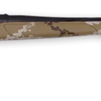 Weatherby VHH653WR8B Vanguard Outfitter 6.5-300 Wthby Mag 3+1 26" Threaded/Spiral Fluted, Graphite Black Barrel/Rec, Tan with Brown & White Sponge Synthetic Stock, Accubrake Muzzle Brake, Adj. Trigger
