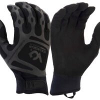 Pyramex VGTG10BX2 Compression Training Black Synthetic Leather XXL Hook & Loop