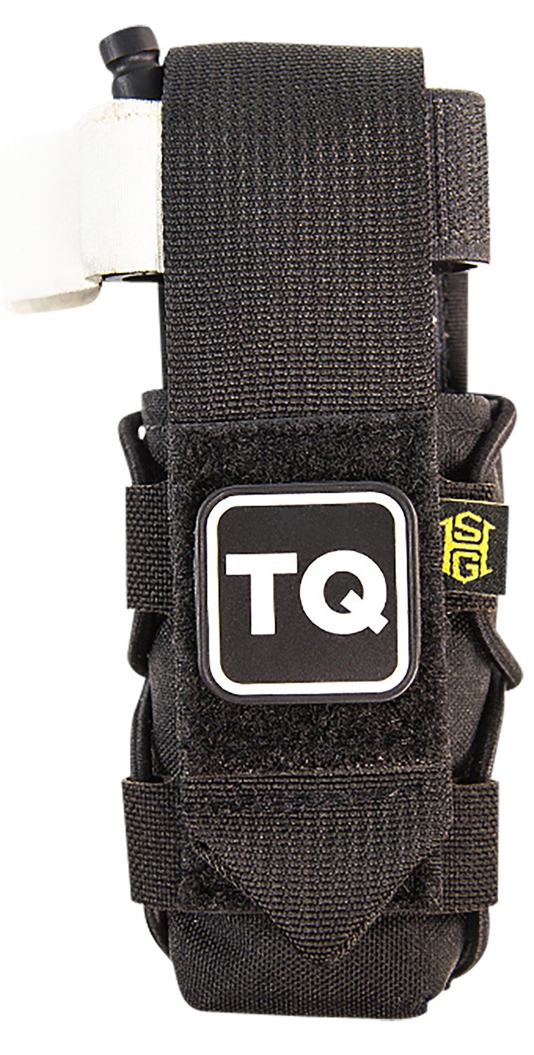 High Speed Gear 11TQ00BK TACO Tourniquet Pouch, Black Nylon with Velcro Closure, Fits MOLLE, Compatible with Most Windlass-Style Tourniquets, Includes TQ Patch