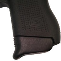 Pearce Grip PG42+1 Magazine Extension  made of Polymer with Black Finish & 3/4" Gripping Surface for Glock G42 (Adds 1rd)