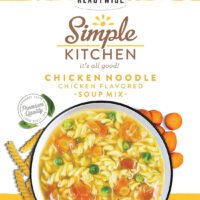 ReadyWise RWSK05062 Simple Kitchen Chicken Noodle Soup 8 Servings Per Pouch, 6 Per Case