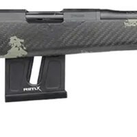 Fierce Firearms FRR17HMR18BF Carbon Razor 17 HMR 10+1 18" Black Cerakote C3 Carbon Fiber Threaded Barrel, Black Cerakote Drilled & Tapped Steel Receiver, LR Raised Negative Comb Forest Camo Carbon Fib