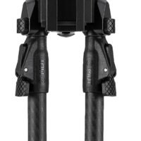 Mdt Sporting Goods Inc 105560BLK GRND-POD Black Aluminum, 4.5"-9.0", Spiked Feet, Fits Picatinny Rail