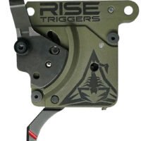 Rise Armament RA740BC Reliant Trigger Black/Green Curved