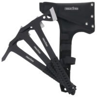 Cold Steel CSTH175AX3PK Throwing Axes 1.75" Black Oxide 420 Stainless Steel Blade Paracord Wrap Handle Set of 3