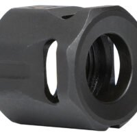 Strike Industries MCCIRCLE Micro Threaded Compensator Black Steel 1/2"x28 Threads 0.64" OAL Compatible w/ 9mm/357 SIG