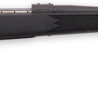 Weatherby VYT222RR0T Vanguard Synthetic Compact 22-250 Rem 5+1 20" Matte Blued #1 Threaded Barrel, Matte Blued Drilled & Tapped Steel Receiver, Black Adjustable Synthetic Stock