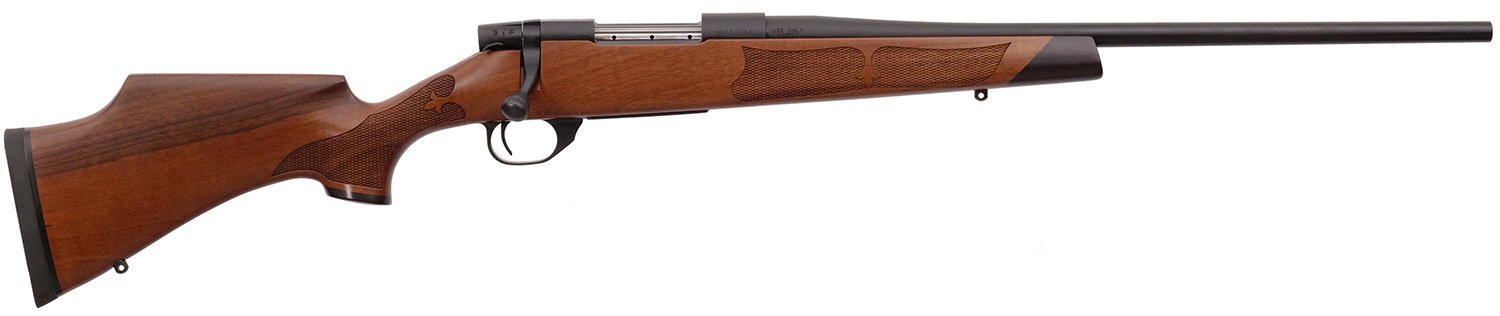 Weatherby VWR7M8RR0T Vanguard Camilla Compact 7mm-08 Rem 4+1 20" Matte Blued, Matte Blued Drilled & Tapped Steel Receiver, Grade A Turkish Walnut Monte Carlo Wood Stock