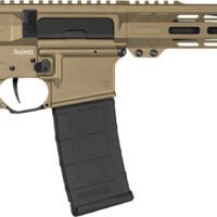 CMMG 30AB20FCT Banshee MK4 300 Blackout 30+1 12.50" Black Nitride Medium Taper Threaded Barrel, EML 7" M-LOK Handguards, Coyote Tan Cerakote Aluminum Picatinny Rail Receiver, CMMG Zeroed Grips