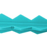 Targettack Llc  Targettack  Teal Green Polycarbonate Plastic 3" For Paper/Vinyl Targets 6 Pack