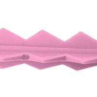 Targettack Llc  Targettack  Pink Polycarbonate Plastic 3" For Paper/Vinyl Targets 6 Pack