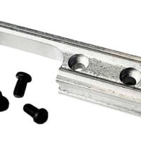 Crickett KSA031ALSS Scope Mount Kit 3/8"  Silver