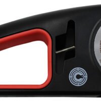 Caliber Gourmet CBGKS1 Knife Sharpener Adjustable Black/Red, Carbide/Ceramic Sharpener