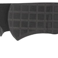 CobraTec Knives CTCLNHRBLK Cyclone Hidden Release 3" Flip Open Plain Black TiCN D2 Steel Blade, 4" Black Aluminum Handle