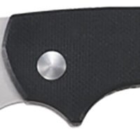CRKT 5317D2 Pilar III 2.97" Folding Plain Stonewashed D2 Steel Blade, Black Textured G10 Handle