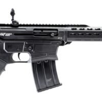 Gforce Arms GF251220 GF25  12 Gauge Semi-Auto 3" 5+1 20" Black Cerakote Spiral Threaded Barrel, Black Cerakote Picatinny Rail Aluminum Receiver, Black Adjustable Synthetic Stock  w/Black Rubber Grip