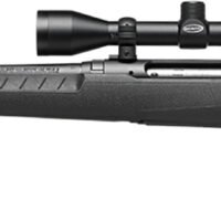 Savage Arms 32017 Axis XP Combo 308 Win 4+1 22" Matte Black Button Rifled Barrel, Matte Black Drilled & Tapped Carbon Steel Receiver, Fixed Sporter Black Synthetic Stock, Weaver 3-9x40mm, Left Hand