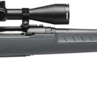 Savage Arms 32233 Axis 2 XP Combo Compact 308 Win 4+1 20" Matte Black Heavy Sporter Barrel & Drilled & Tapped Carbon Steel Receiver, Fixed Matte Gray Synthetic Stock, Right Hand, Boresighted 3-9x40mm